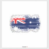 Australische vlag sticker (Vel)