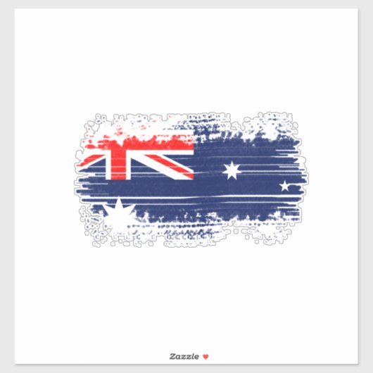 Australische vlag sticker (Vel)