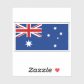Australische vlag sticker (Vel)