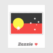 Australische vlag sticker (Vel)