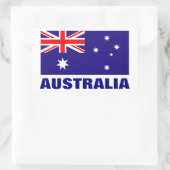 Australische vlag stickers | Persoonlijke tekst (Tas)