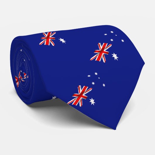 Australische vlag stropdas (Opgerold)