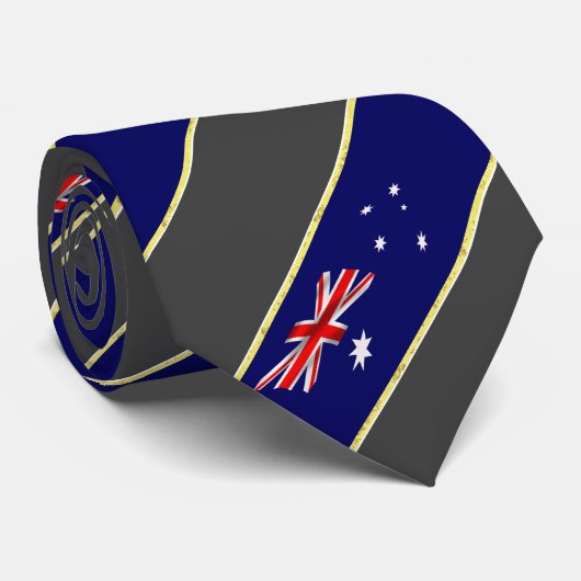 Australische vlag stropdas (Opgerold)
