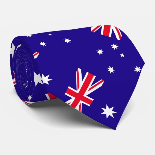 Australische vlag stropdas (Opgerold)
