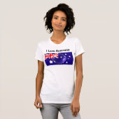 Australische vlag t-shirt (Voorkant volledig)