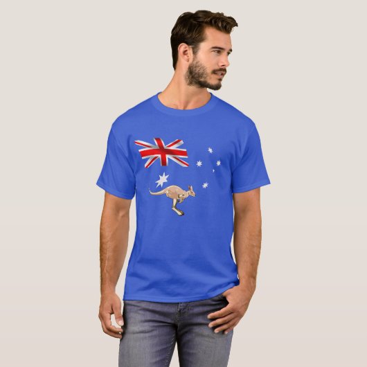 Australische vlag t-shirt (Voorkant volledig)