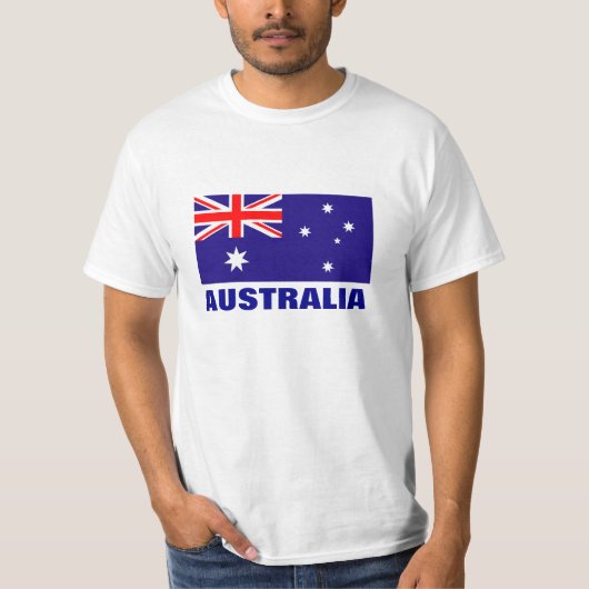 Australische vlag t shirt (Voorkant)