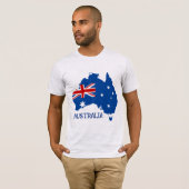 Australische vlag t-shirt (Voorkant volledig)