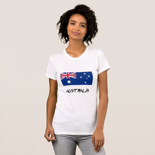 Australische vlag t-shirt (Voorkant volledig)