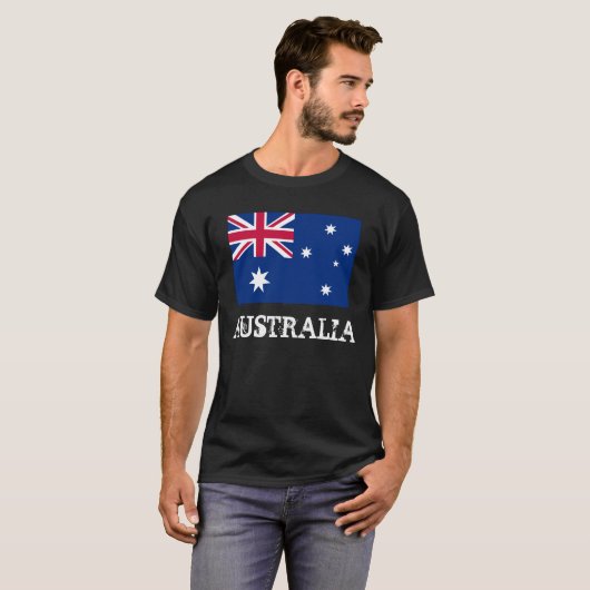 Australische vlag t-shirt (Voorkant volledig)