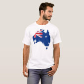 Australische vlag t-shirt (Voorkant volledig)