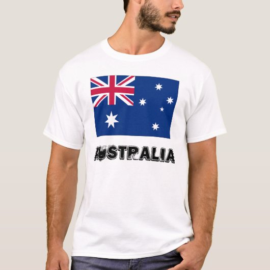 Australische vlag t-shirt (Voorkant)