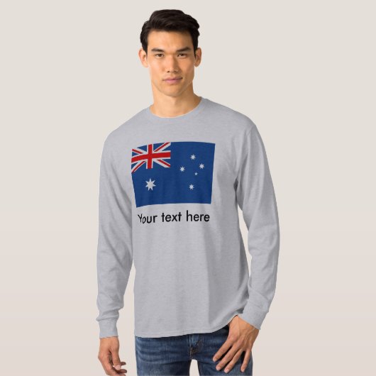 Australische vlag t-shirt (Voorkant volledig)