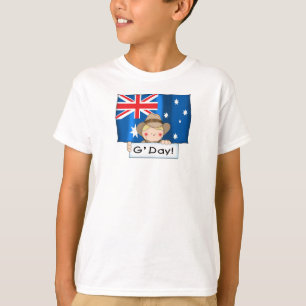 Australische vlag t-shirt