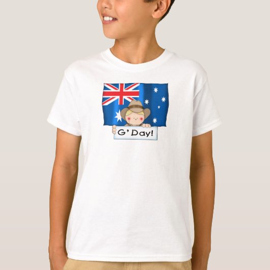 Australische vlag t-shirt (Voorkant)