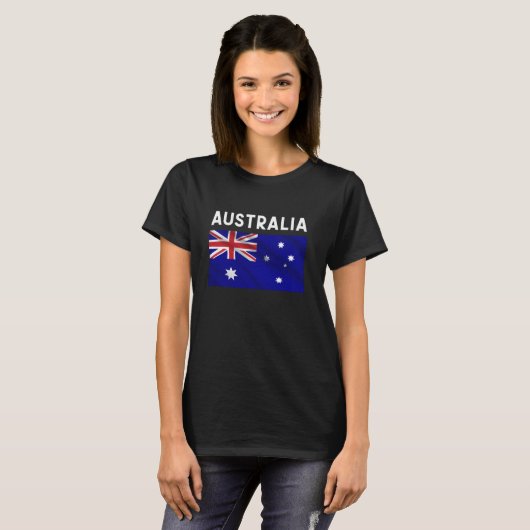 Australische vlag t-shirt (Voorkant volledig)