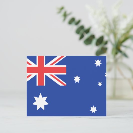 Australische vlag T-shirts en cadeautjes Briefkaart (Staand voorkant)