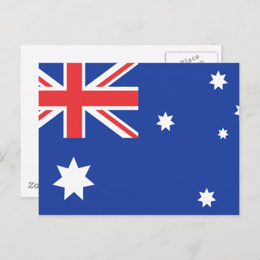 Australische vlag T-shirts en cadeautjes Briefkaart (Voorkant / Achterkant)