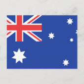 Australische vlag T-shirts en cadeautjes Briefkaart (Voorkant)