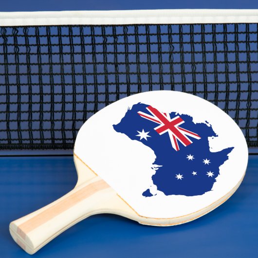 Australische vlag tafeltennisbatje (Insitu)