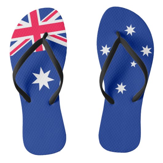 Australische vlag teenslippers (Voetbed)
