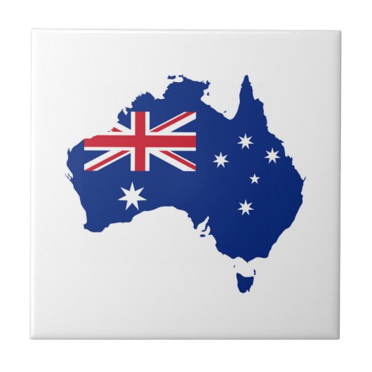Australische vlag tegeltje (Voorkant)