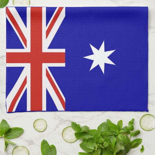 Australische vlag theedoek (Gevouwen)