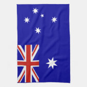 Australische vlag theedoek (Verticaal)