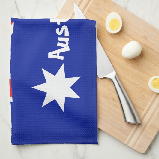 Australische vlag theedoek (Quarter Fold)