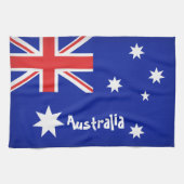 Australische vlag theedoek (Horizontaal)