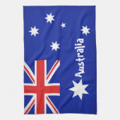 Australische vlag theedoek (Verticaal)