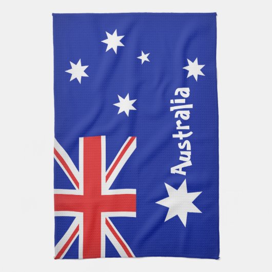 Australische vlag theedoek (Verticaal)
