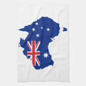 Australische vlag theedoek (Verticaal)