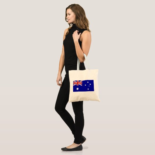 Australische vlag tote bag (Voorkant (model))