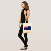 Australische vlag tote bag (Voorkant (model))