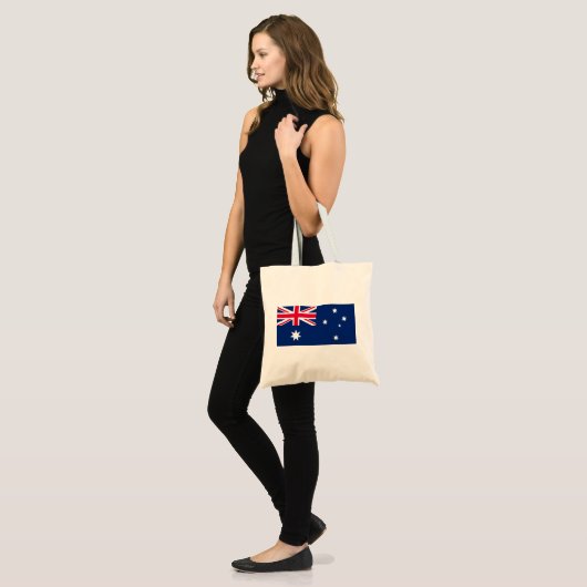 Australische vlag tote bag (Voorkant (model))