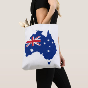 Australische vlag tote bag