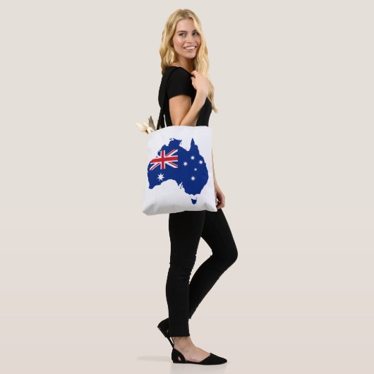 Australische vlag tote bag (Op model)