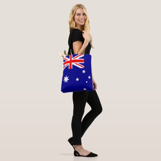 Australische vlag tote bag (Op model)