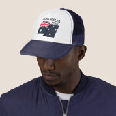 Australische vlag trucker pet (In situ)