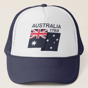 Australische vlag trucker pet