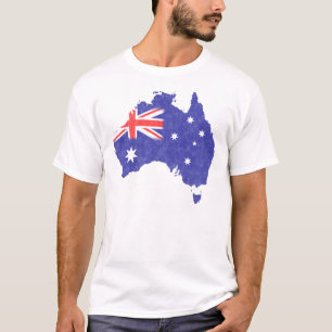 Australische vlag  verhit t-shirt
