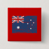 Australische vlag Vierkante Button 5,1 Cm (Voorkant)