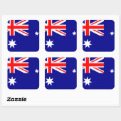 Australische vlag vierkante sticker (Vel)