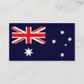 Australische vlag visitekaartje (Achterkant)