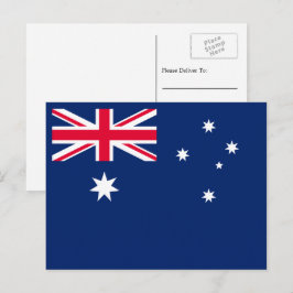 Australische vlag, vlag van Australië Briefkaart