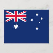 Australische vlag, vlag van Australië Briefkaart (Voorkant)