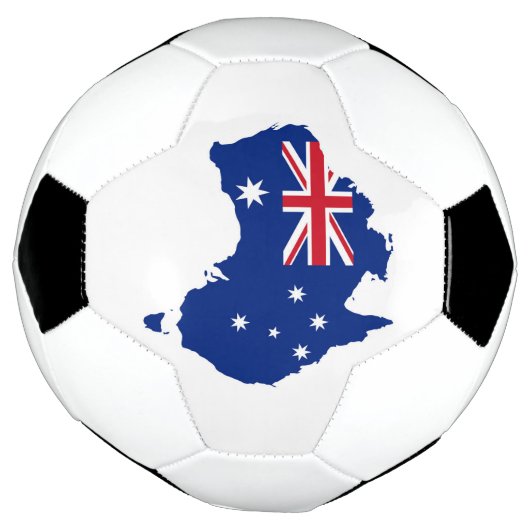 Australische vlag voetbal (Gedraaid)