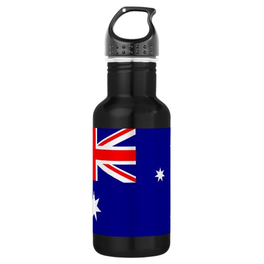 Australische vlag Vrijheidsfles Waterfles (Voorkant)