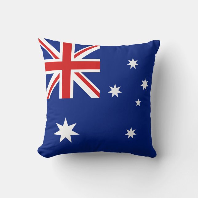 Australische vlag x vlag Pillow Kussen (Voorkant)